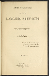 Etudes philologiques sur quelques langues sauvages de l'Amérique  J. A. Cuoq. 1896