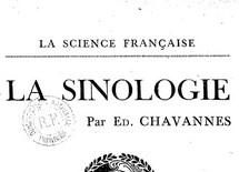 La Science française : la sinologie  1915