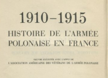 Historja armji polskiej we Francji : 1910-1915  W. Gąsiorowski. 1931