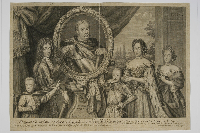 Ioannes III Rex Poloniae Invictissimus et. c. Gloria par gestis compar. Virtutibus Uxor [...] B. Farjat. 1693