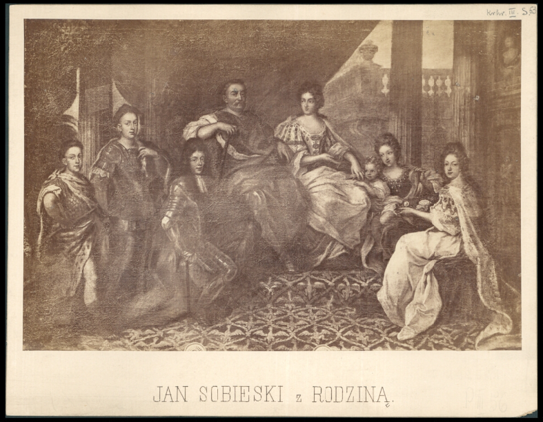 Jan Sobieski z rodzina1875