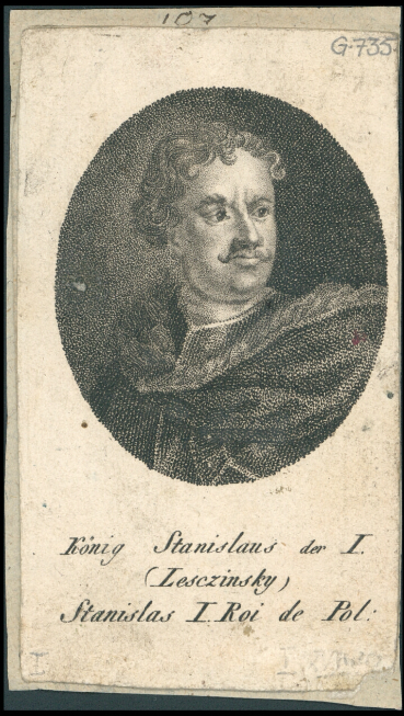 Kőnig Stanislaus der I. (Lesczinsky)  J. F. Krethlow. 1795