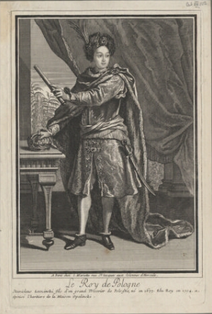 Le Roy de Pologne Stanislaus Leczinski fils d'un grand Tresorier de Pologne, né en 1677 [...]  J. Mariette