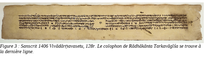 manuscrit avec écriture sanscrit