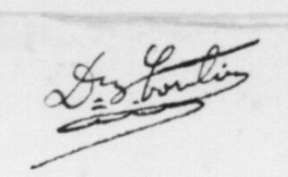 signature de Cordier sur un manuscrit