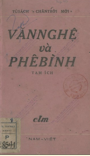 Văn nghệ và phê bình  Tam Ich. 1949