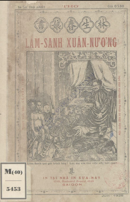 Lâm Sanh Xuân nương : Thơ  1928